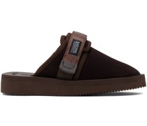 Brown ZAVO-VS Slippers