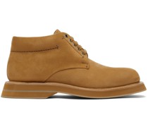Brown 'Les Chaussures Bricolo' Lace-Up Work Boots