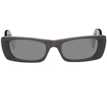 Gray Rectangular Sunglasses