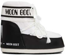 White & Black Icon Boots