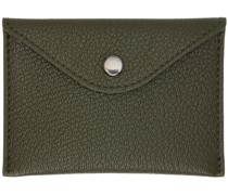 Khaki Enveloppe Card Holder