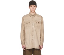 Tan Tavis Denim Shirt