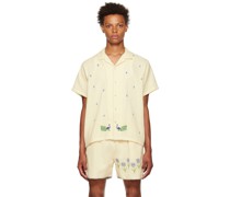 Off-White Embroidered Shirt