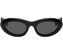 Black Bombe Round Sunglasses