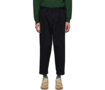 Black Pleated Trousers