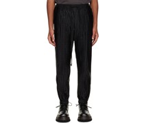 Black Bubble Sport Trousers