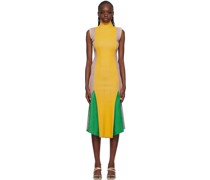 SSENSE Exclusive Green & Yellow Midi Dress