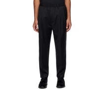 Black Tapered Trousers