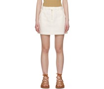 Off-White Sarah Denim Miniskirt