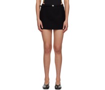 Black Belted Miniskirt
