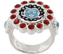 Silver Face Ring