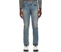Blue Signature Washed Denim Jeans
