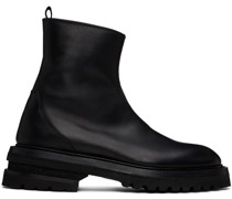 SSENSE Exclusive Black Zip Boots