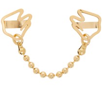 SSENSE Exclusive Gold Tooth Collar Bar