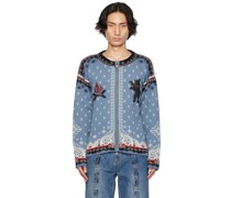 Blue Flake Bear Jacket