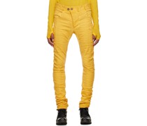 Yellow P13 Painted Jeans