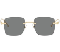 Gold Square Sunglasses