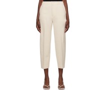 Beige Cheval Trousers