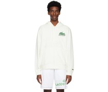 White Zip Hoodie