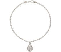 Silver Mary Necklace