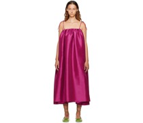 Purple Luida Midi Dress