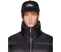 Black Embroidered Cap
