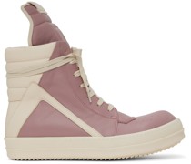 Pink & Off-White Geobasket Sneakers