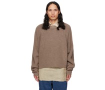 Brown Cropped Sweater