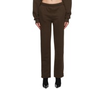 Brown Flared Lounge Pants