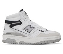 White & Black 650 Sneakers