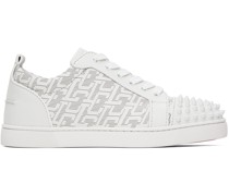 White Louis Junior Spikes Sneakers