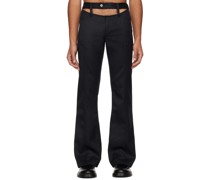 SSENSE Exclusive Black Raver Trousers