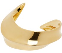 Gold Brass Franca Cuff Bracelet