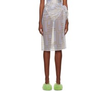 SSENSE Exclusive Blue Wrap Cover Up