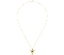 Gold Deer Pendant Chain Necklace