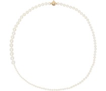 White Petite Peggy Necklace