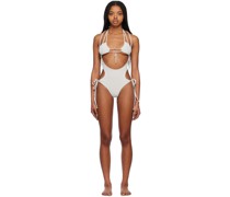 Gray Layered One-Piece