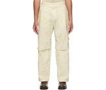 Beige String Trousers