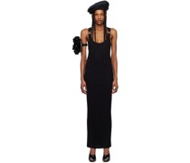 Black 'The Strapped' Maxi Dress