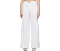 White Sofie Trousers