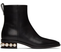Black Casati Pearl Ankle Boots