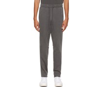 Black Cross Thermal Lounge Pants