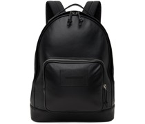 Black Rounded Backpack