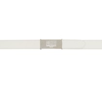 Reversible Off-White Logo-Engraved Belt