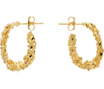 Gold Small VC003 Open Hoop Earrings