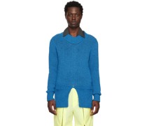 SSENSE Exclusive Blue Sweater