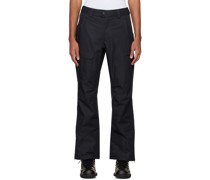 Black Divisional Cargo Shell Pants