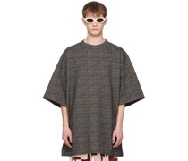 Gray Glen Check T-Shirt