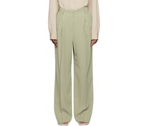 Green Loose Fit Trousers