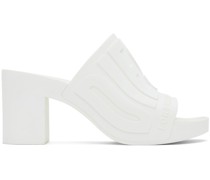 White Sa-Pamela H Heeled Sandals